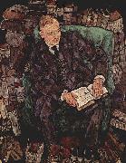 Egon Schiele Portrait of Hugo Koller painting
